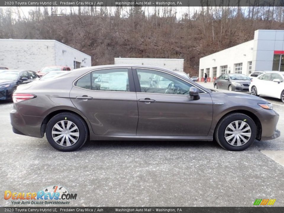 2020 Toyota Camry Hybrid LE Predawn Gray Mica / Ash Photo #2