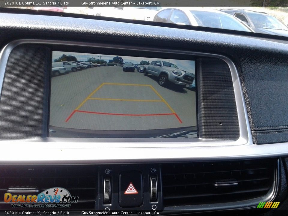 2020 Kia Optima LX Sangria / Black Photo #3