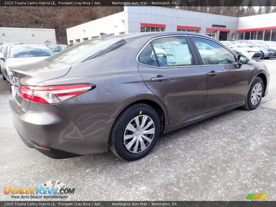 2020 Toyota Camry Hybrid LE Predawn Gray Mica / Ash Photo #3
