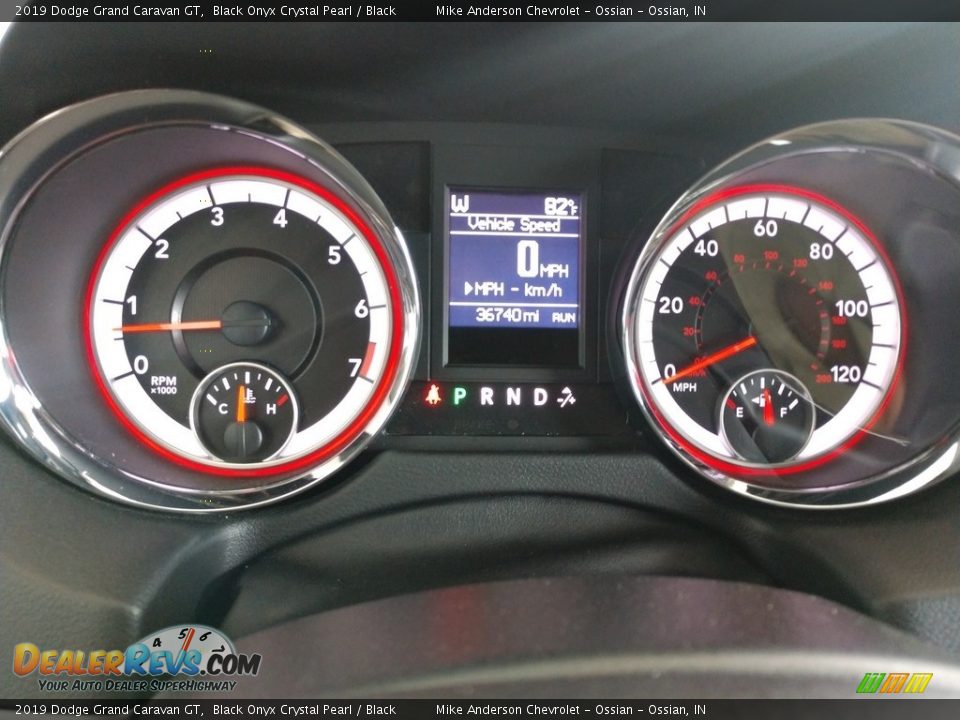 2019 Dodge Grand Caravan GT Black Onyx Crystal Pearl / Black Photo #24