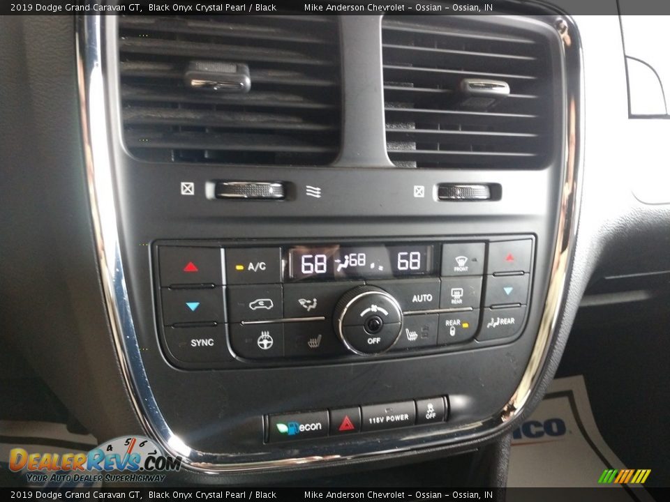 2019 Dodge Grand Caravan GT Black Onyx Crystal Pearl / Black Photo #25