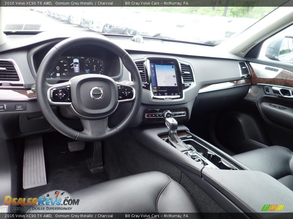 Charcoal Interior - 2016 Volvo XC90 T6 AWD Photo #17