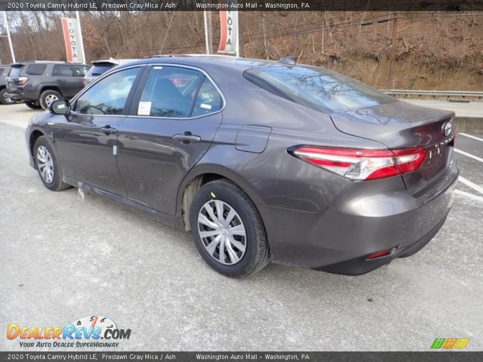 2020 Toyota Camry Hybrid LE Predawn Gray Mica / Ash Photo #5