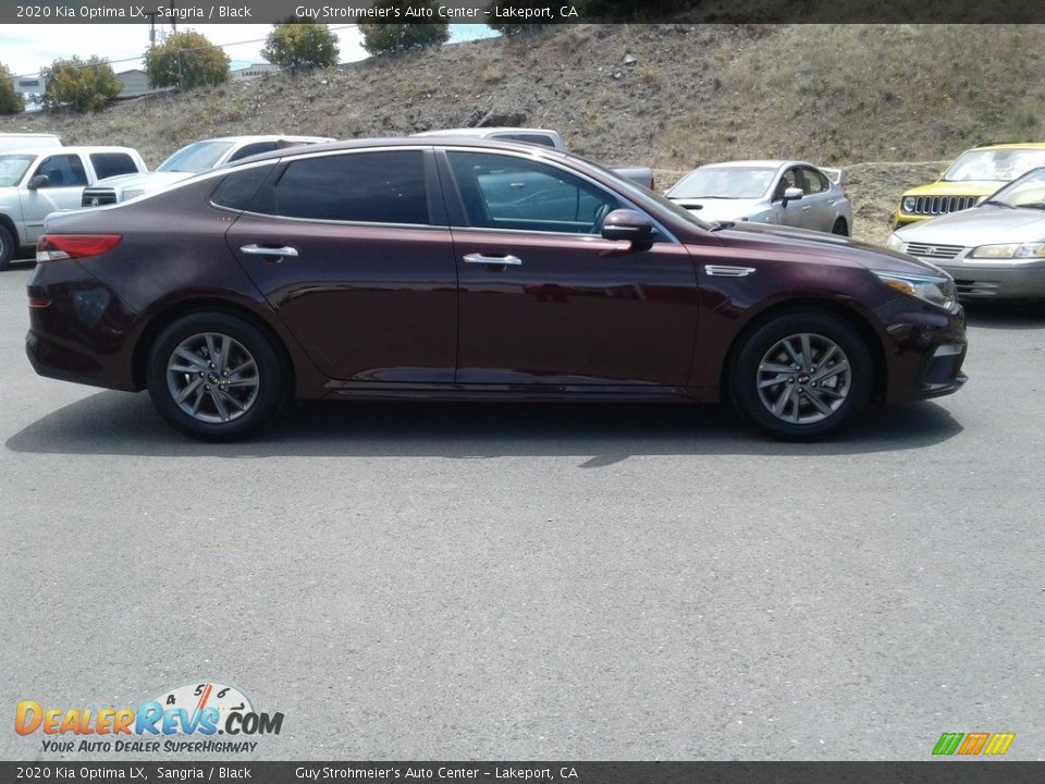2020 Kia Optima LX Sangria / Black Photo #7