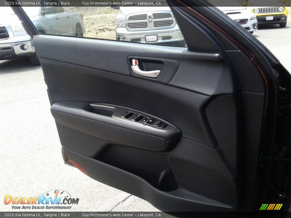 2020 Kia Optima LX Sangria / Black Photo #8