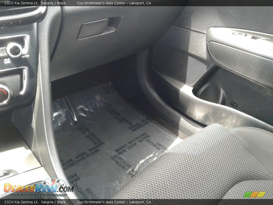 2020 Kia Optima LX Sangria / Black Photo #9