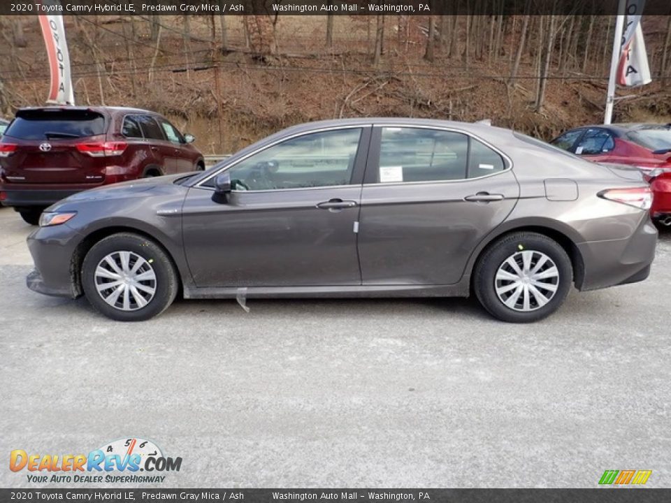 2020 Toyota Camry Hybrid LE Predawn Gray Mica / Ash Photo #10