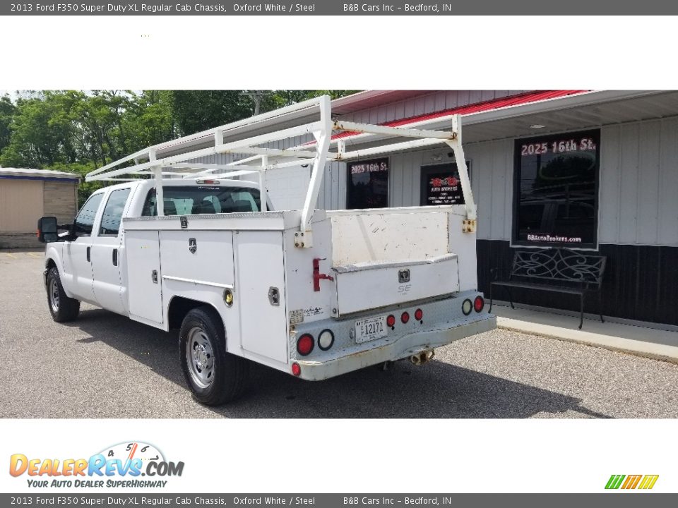 2013 Ford F350 Super Duty XL Regular Cab Chassis Oxford White / Steel Photo #4