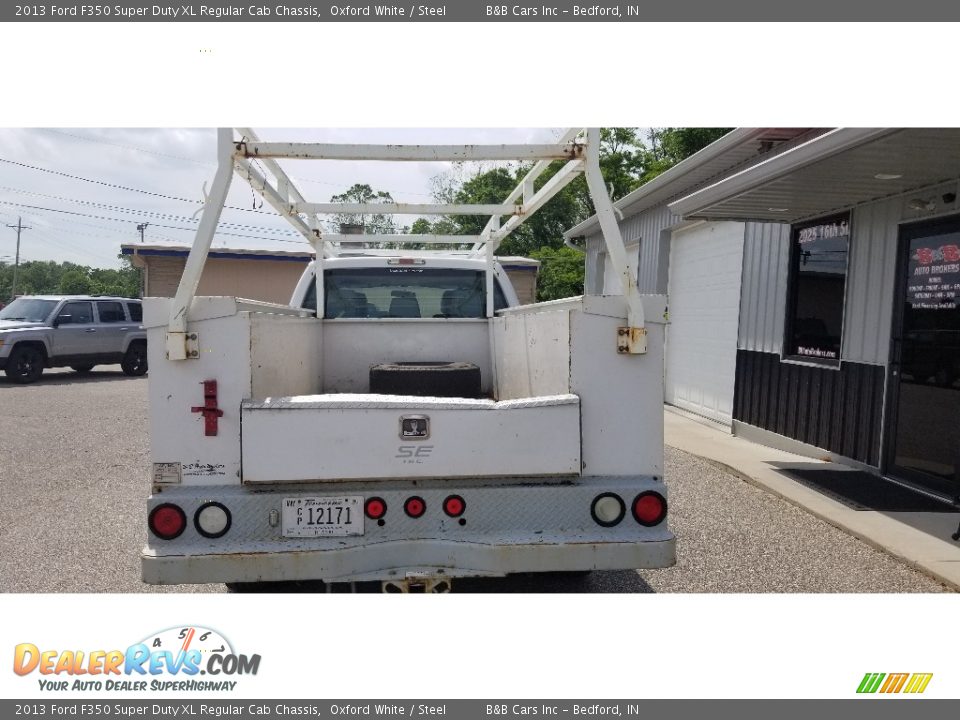 2013 Ford F350 Super Duty XL Regular Cab Chassis Oxford White / Steel Photo #5