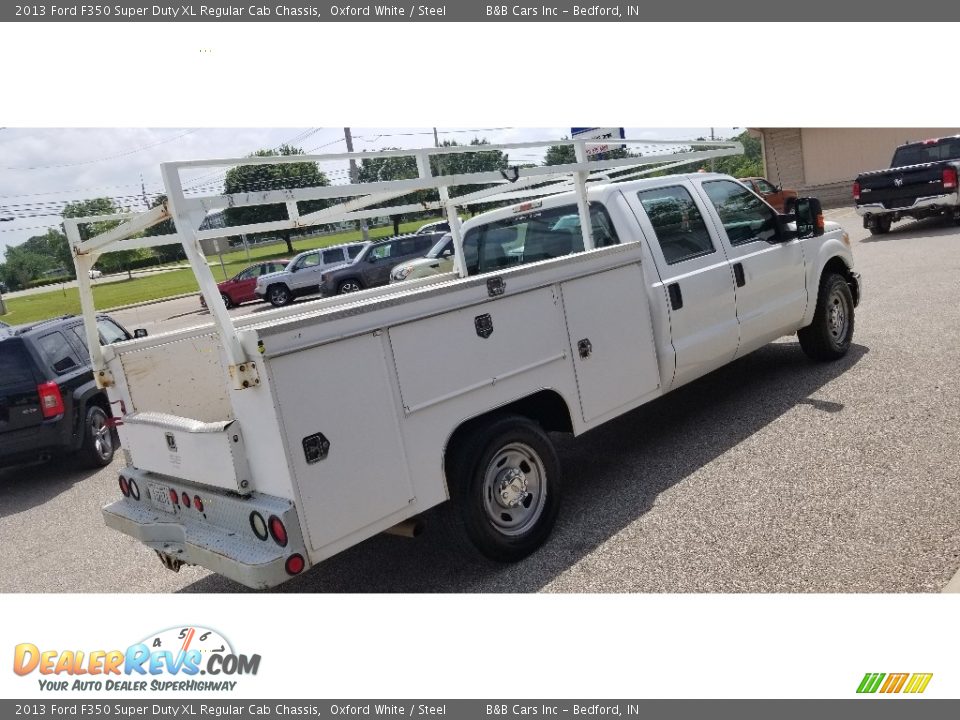 2013 Ford F350 Super Duty XL Regular Cab Chassis Oxford White / Steel Photo #6