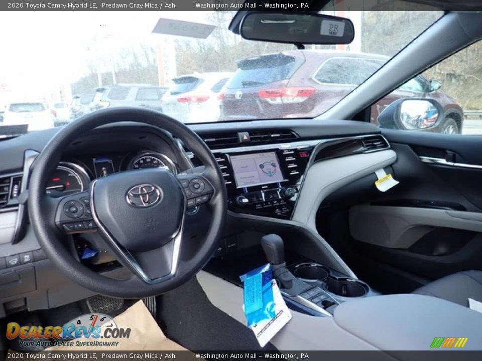2020 Toyota Camry Hybrid LE Predawn Gray Mica / Ash Photo #13