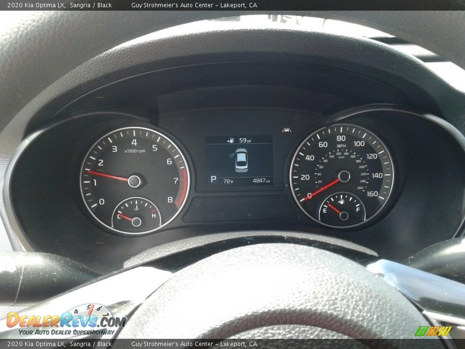 2020 Kia Optima LX Sangria / Black Photo #14