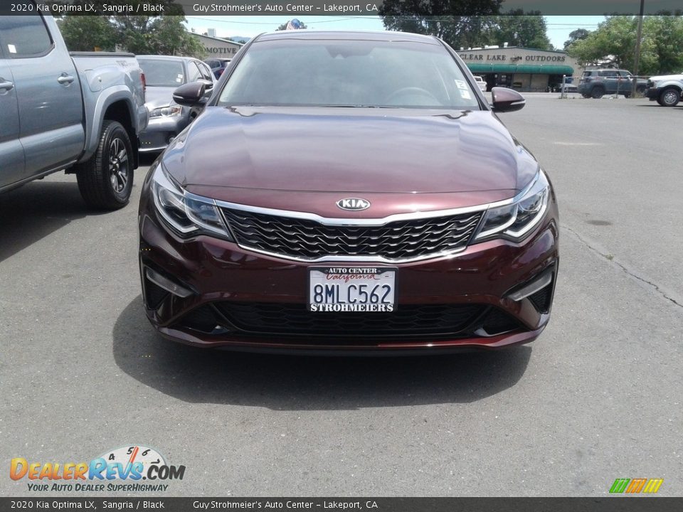 2020 Kia Optima LX Sangria / Black Photo #16