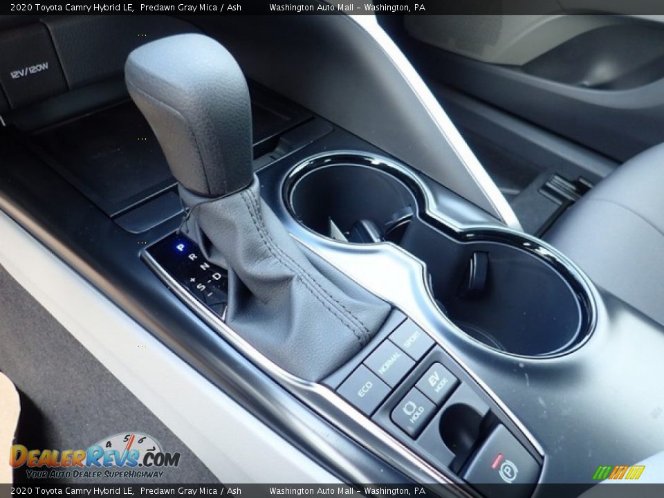 2020 Toyota Camry Hybrid LE Predawn Gray Mica / Ash Photo #19