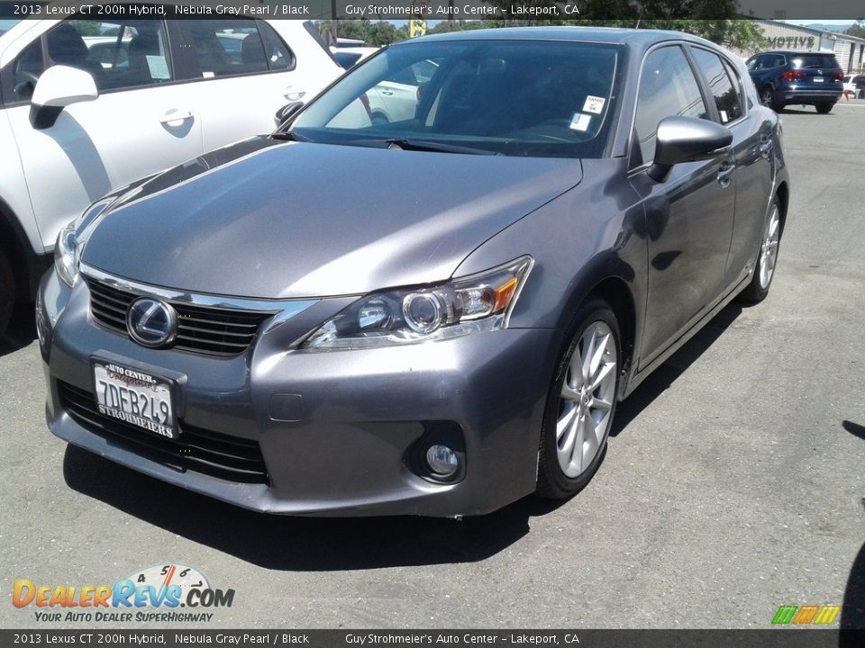 2013 Lexus CT 200h Hybrid Nebula Gray Pearl / Black Photo #2