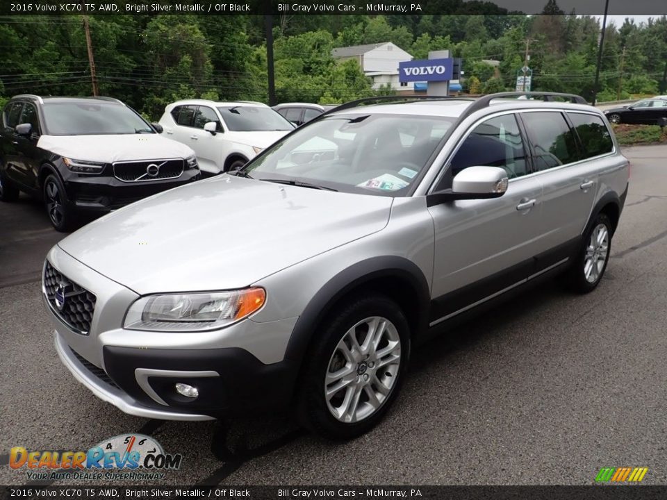 2016 Volvo XC70 T5 AWD Bright Silver Metallic / Off Black Photo #8