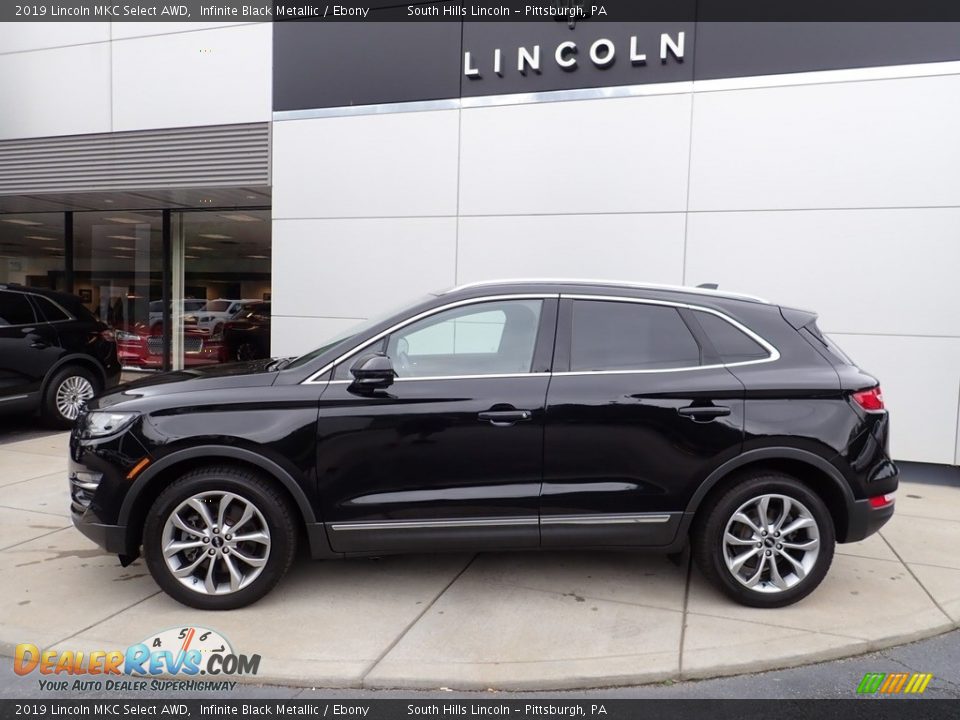 2019 Lincoln MKC Select AWD Infinite Black Metallic / Ebony Photo #2