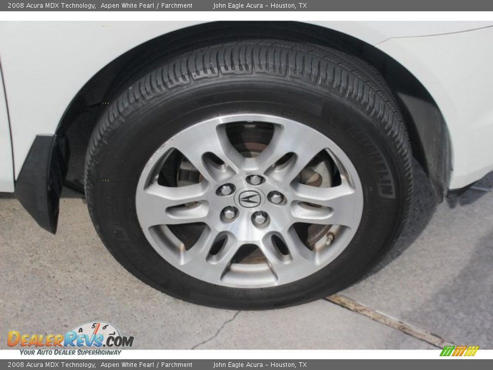 2008 Acura MDX Technology Aspen White Pearl / Parchment Photo #10