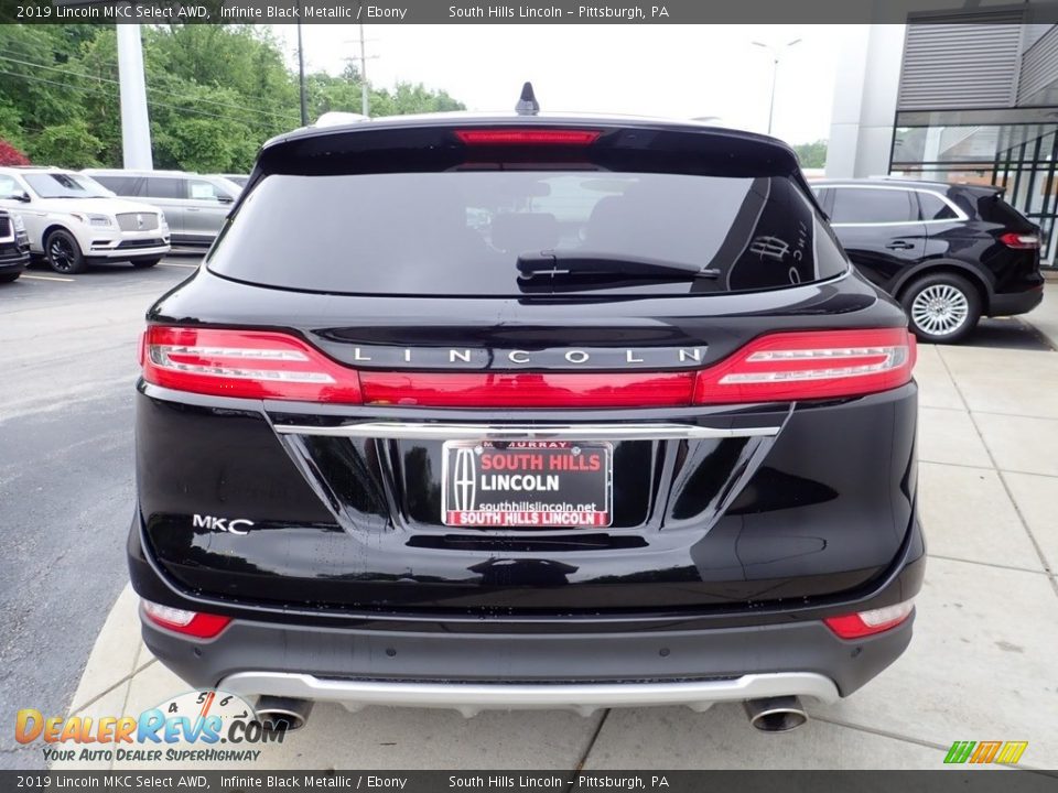 2019 Lincoln MKC Select AWD Infinite Black Metallic / Ebony Photo #4