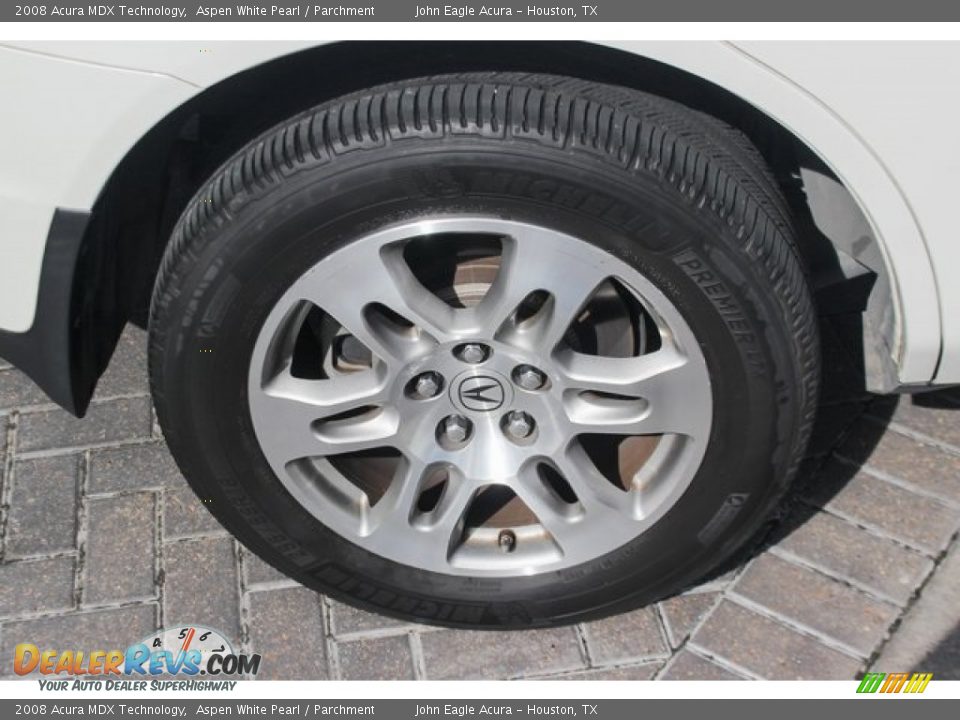 2008 Acura MDX Technology Aspen White Pearl / Parchment Photo #11
