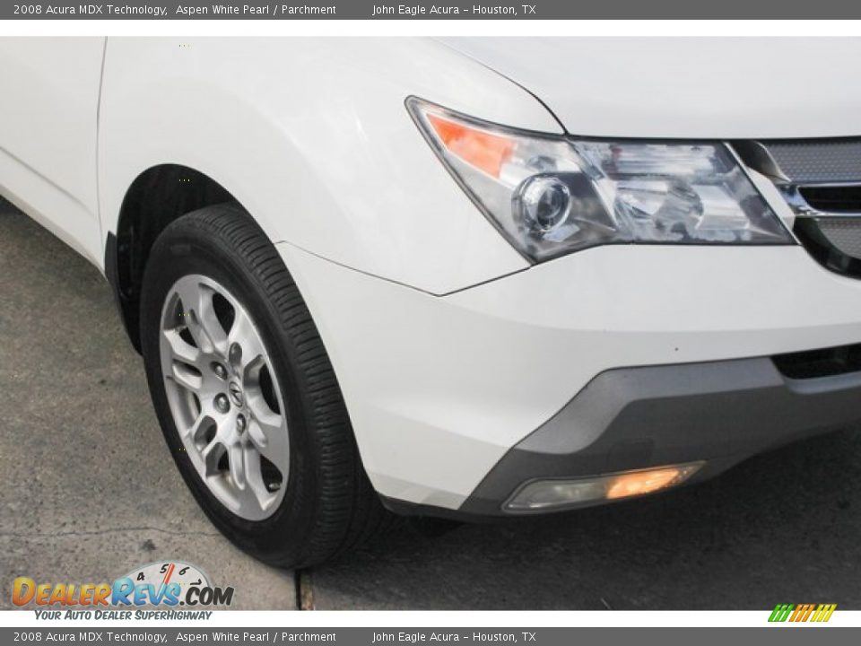 2008 Acura MDX Technology Aspen White Pearl / Parchment Photo #12