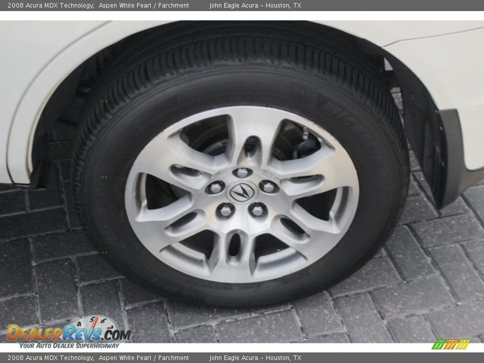 2008 Acura MDX Technology Aspen White Pearl / Parchment Photo #13