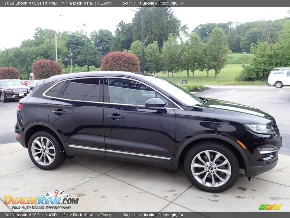 2019 Lincoln MKC Select AWD Infinite Black Metallic / Ebony Photo #7