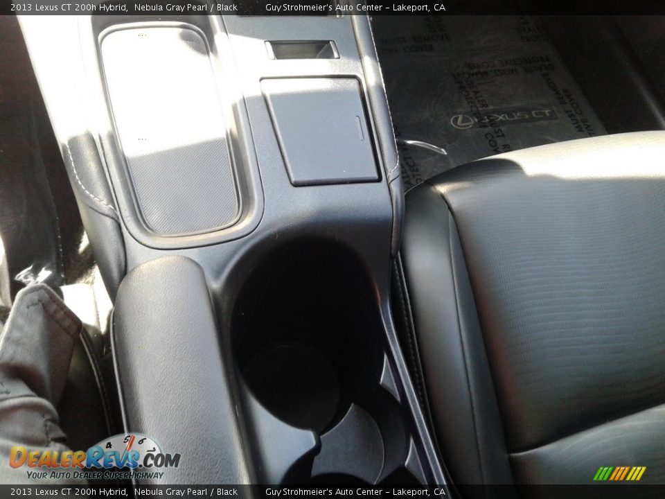 2013 Lexus CT 200h Hybrid Nebula Gray Pearl / Black Photo #13