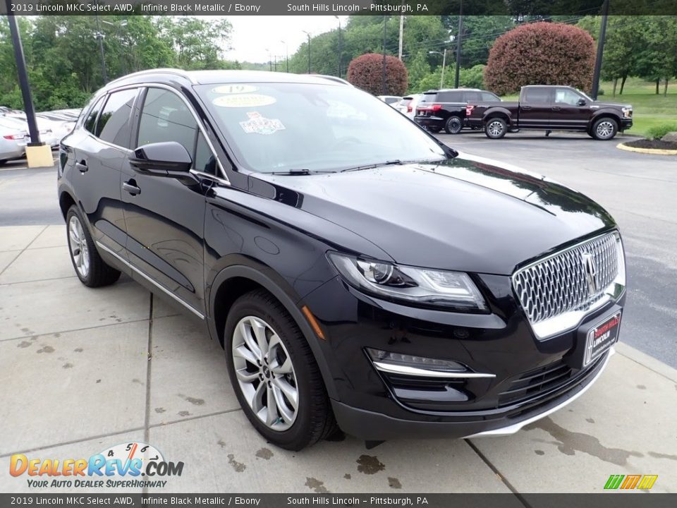 2019 Lincoln MKC Select AWD Infinite Black Metallic / Ebony Photo #8