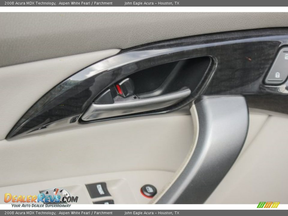 2008 Acura MDX Technology Aspen White Pearl / Parchment Photo #15