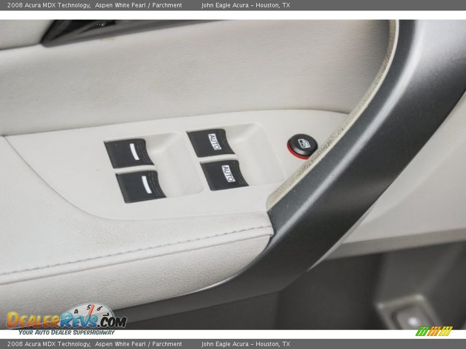 2008 Acura MDX Technology Aspen White Pearl / Parchment Photo #17