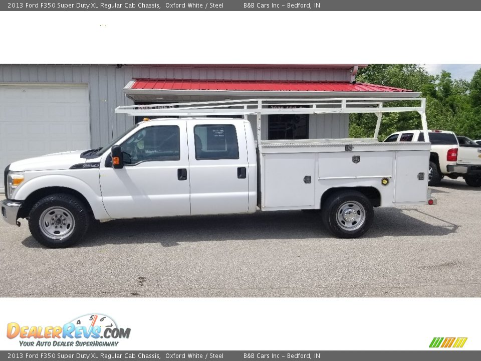 2013 Ford F350 Super Duty XL Regular Cab Chassis Oxford White / Steel Photo #29