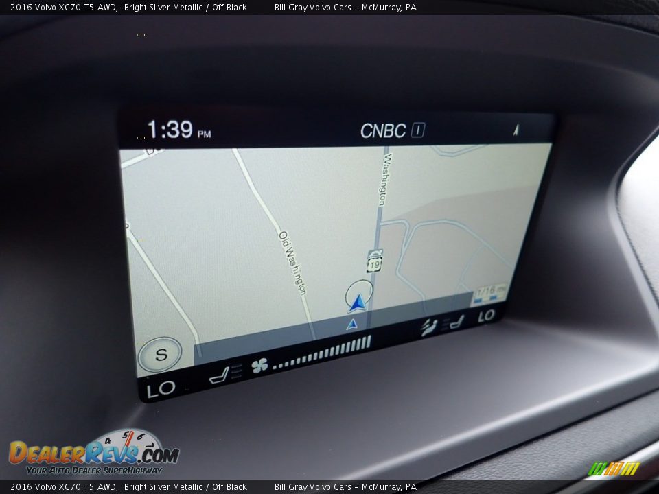 2016 Volvo XC70 T5 AWD Bright Silver Metallic / Off Black Photo #21