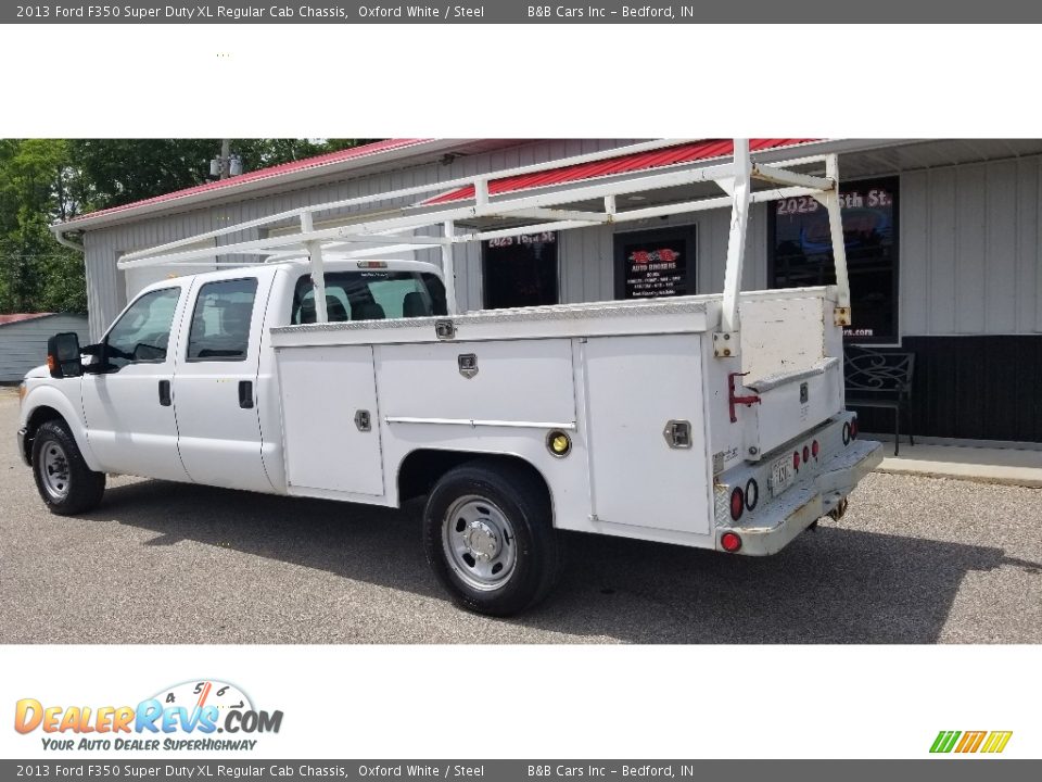 2013 Ford F350 Super Duty XL Regular Cab Chassis Oxford White / Steel Photo #30