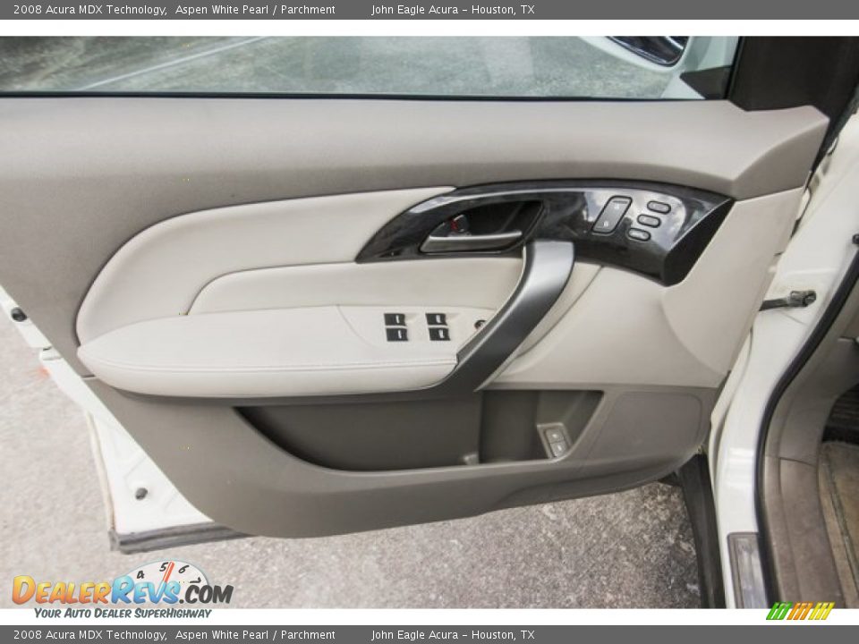 2008 Acura MDX Technology Aspen White Pearl / Parchment Photo #21
