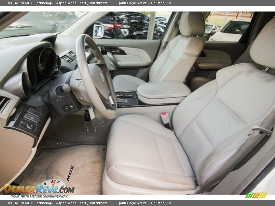 2008 Acura MDX Technology Aspen White Pearl / Parchment Photo #22