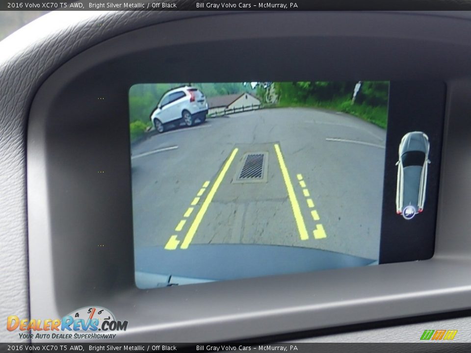 2016 Volvo XC70 T5 AWD Bright Silver Metallic / Off Black Photo #25
