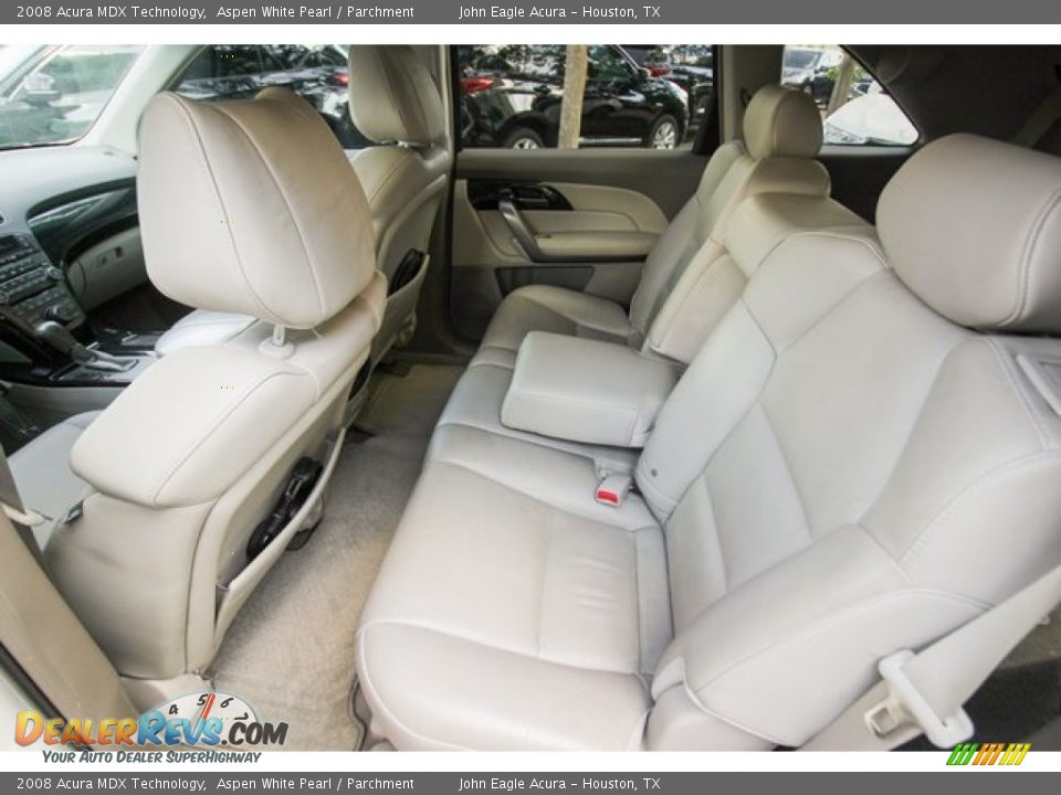 2008 Acura MDX Technology Aspen White Pearl / Parchment Photo #24
