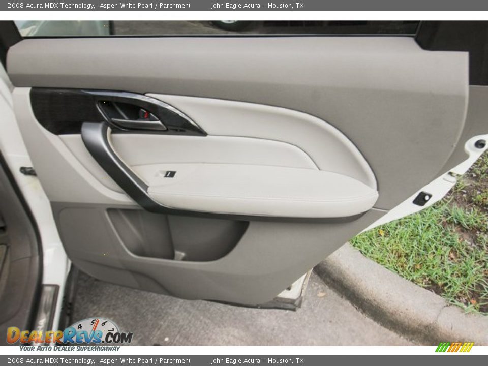 2008 Acura MDX Technology Aspen White Pearl / Parchment Photo #27