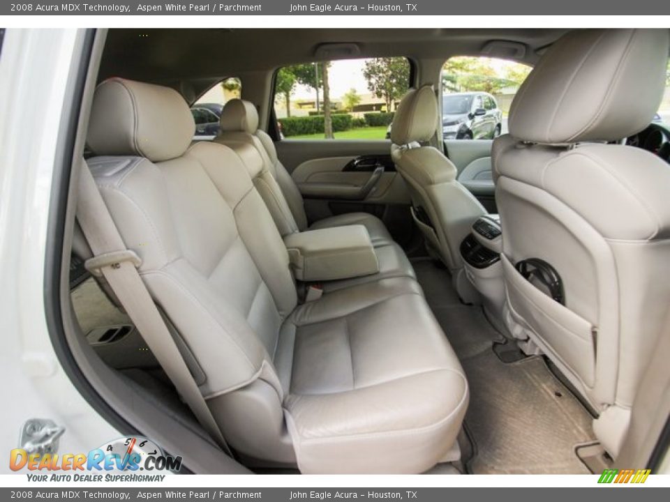 2008 Acura MDX Technology Aspen White Pearl / Parchment Photo #28
