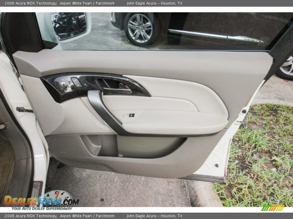 2008 Acura MDX Technology Aspen White Pearl / Parchment Photo #29
