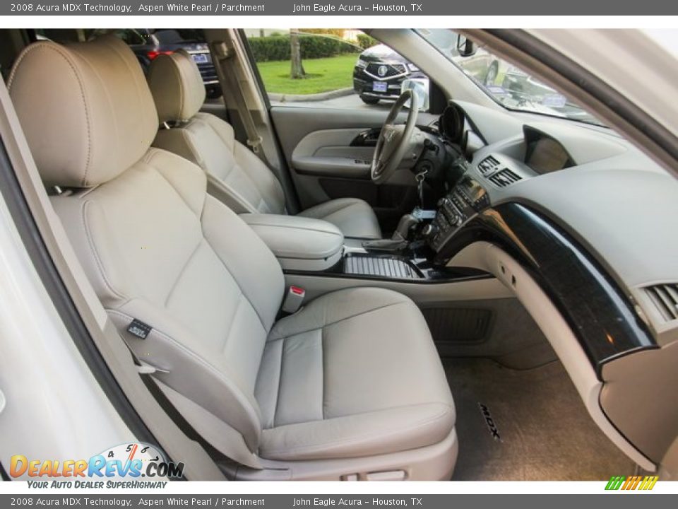 2008 Acura MDX Technology Aspen White Pearl / Parchment Photo #30