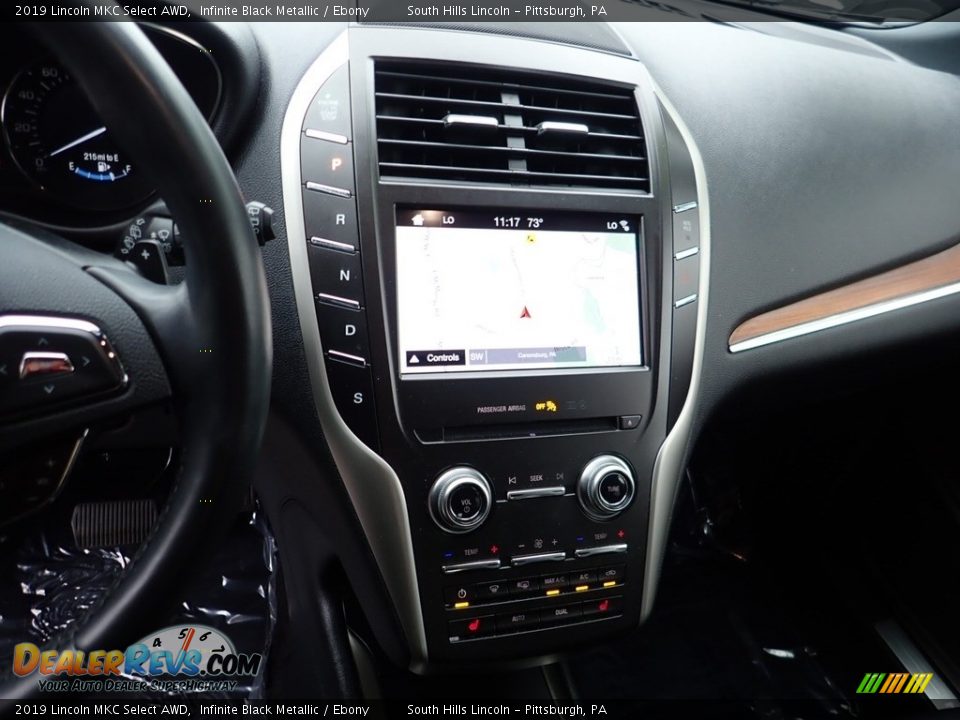 2019 Lincoln MKC Select AWD Infinite Black Metallic / Ebony Photo #22