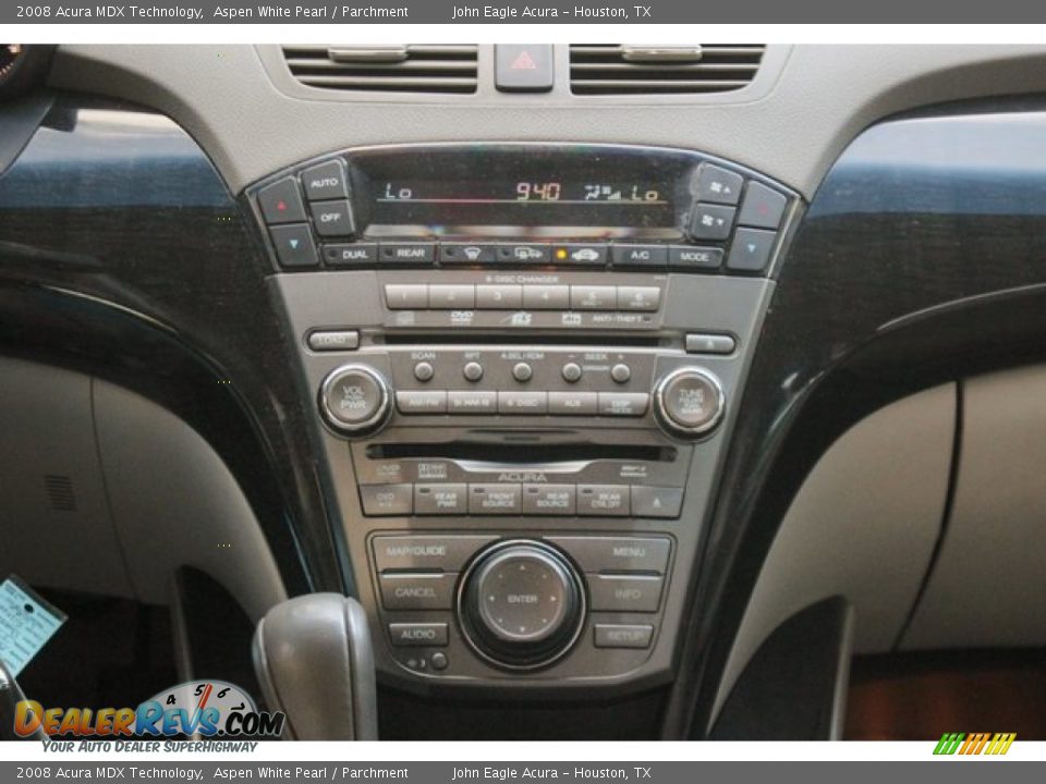 2008 Acura MDX Technology Aspen White Pearl / Parchment Photo #34