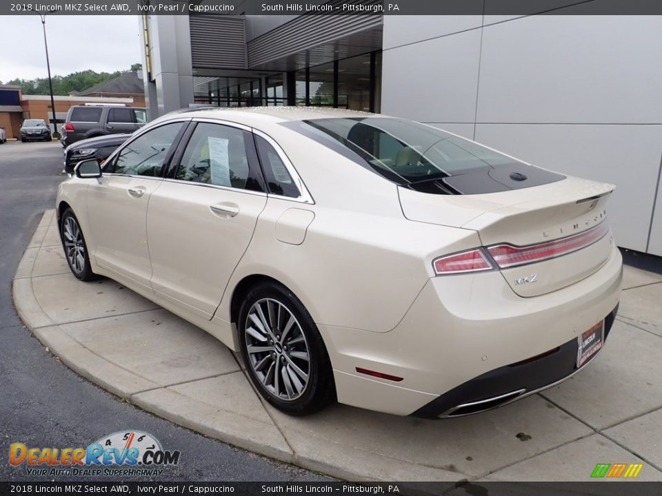 2018 Lincoln MKZ Select AWD Ivory Pearl / Cappuccino Photo #3