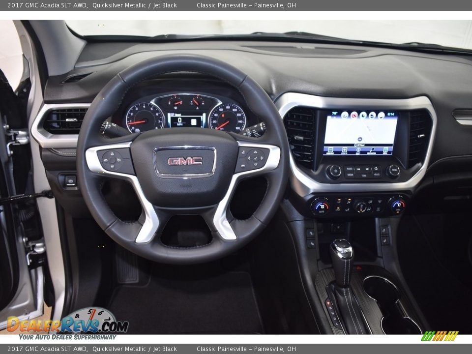 2017 GMC Acadia SLT AWD Quicksilver Metallic / Jet Black Photo #14