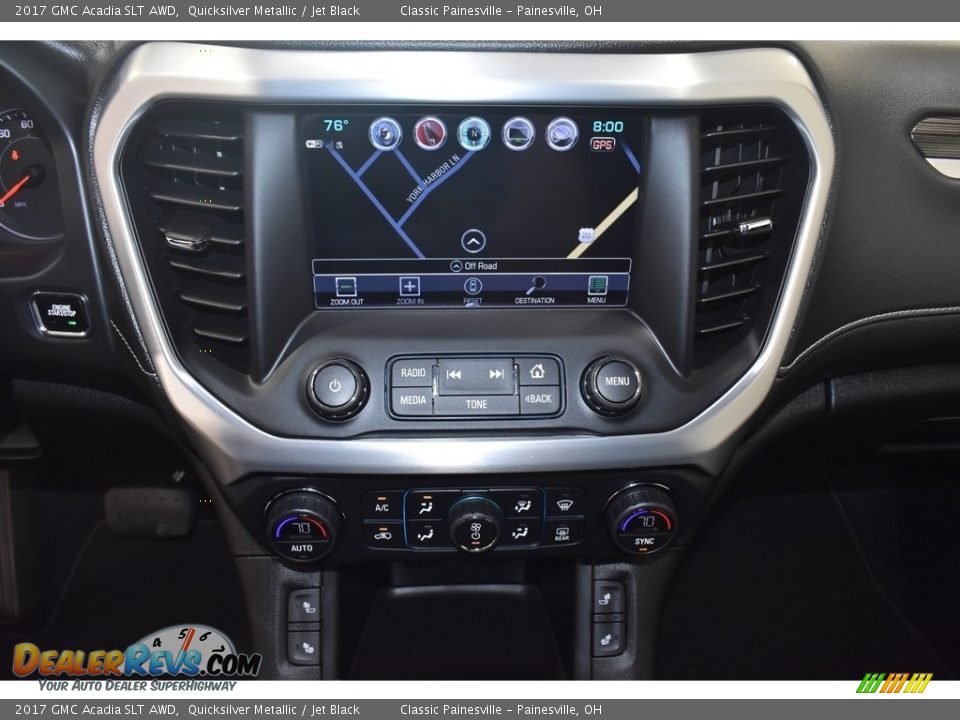 2017 GMC Acadia SLT AWD Quicksilver Metallic / Jet Black Photo #15