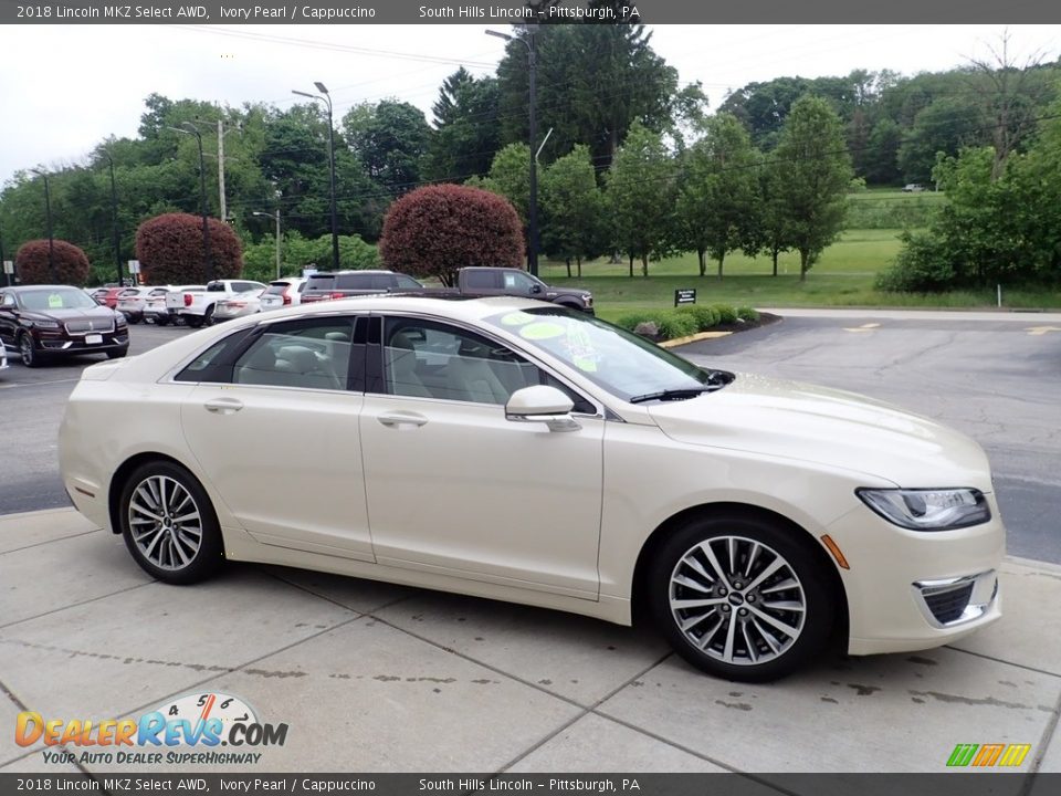 Ivory Pearl 2018 Lincoln MKZ Select AWD Photo #7