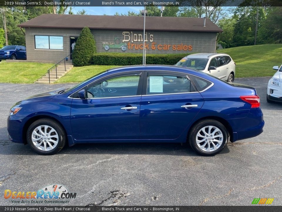 2019 Nissan Sentra S Deep Blue Pearl / Charcoal Photo #1