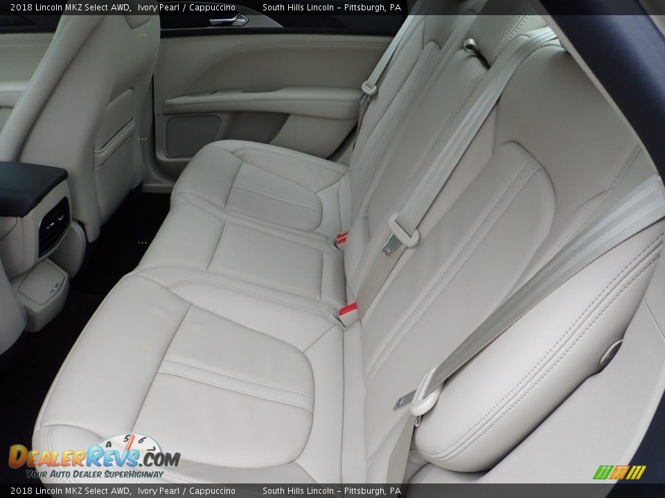 Rear Seat of 2018 Lincoln MKZ Select AWD Photo #16